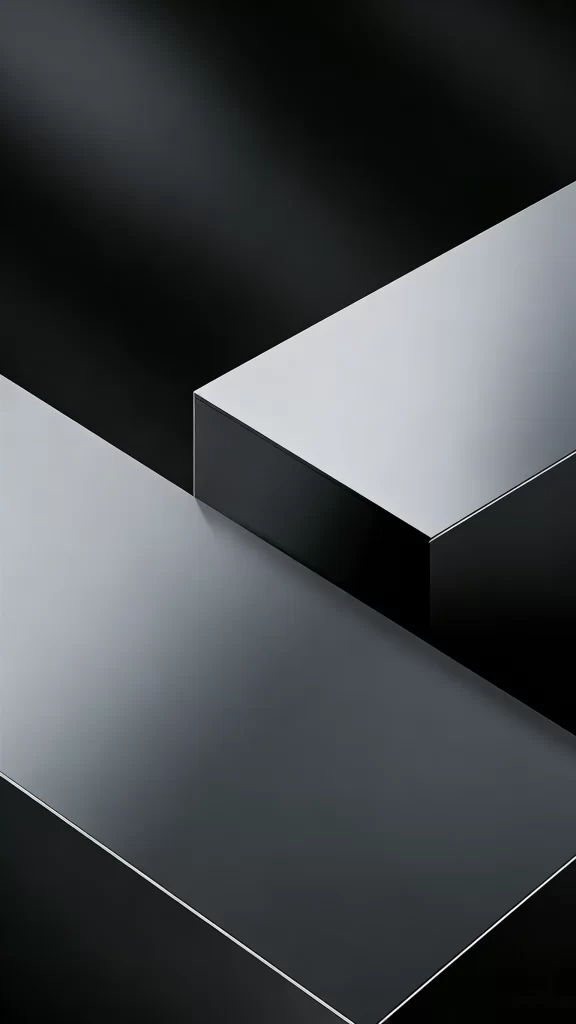 Abstract Geometric Black Gray 2