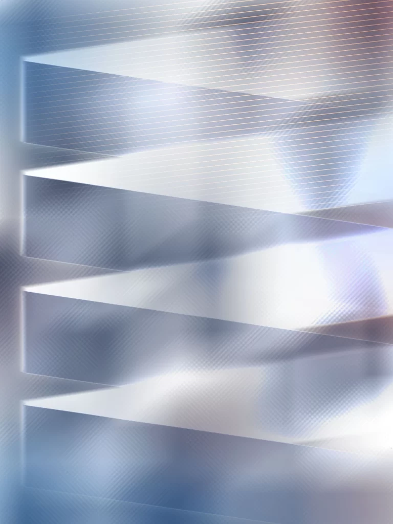 Abstract Geometric Blue White Lines