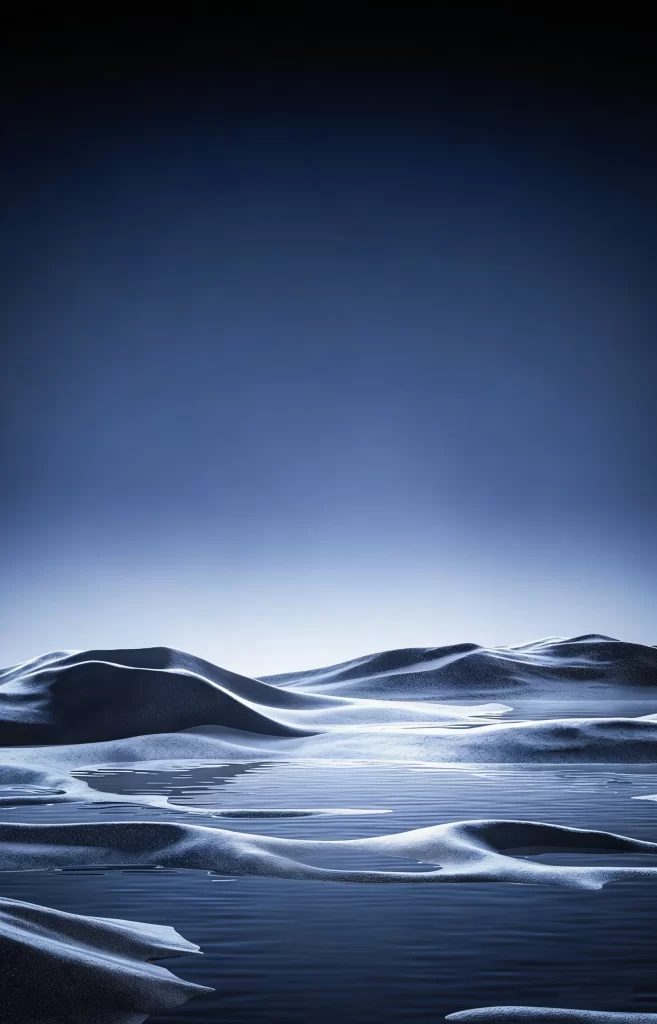 Abstract Landscape Blue Dark Surreal