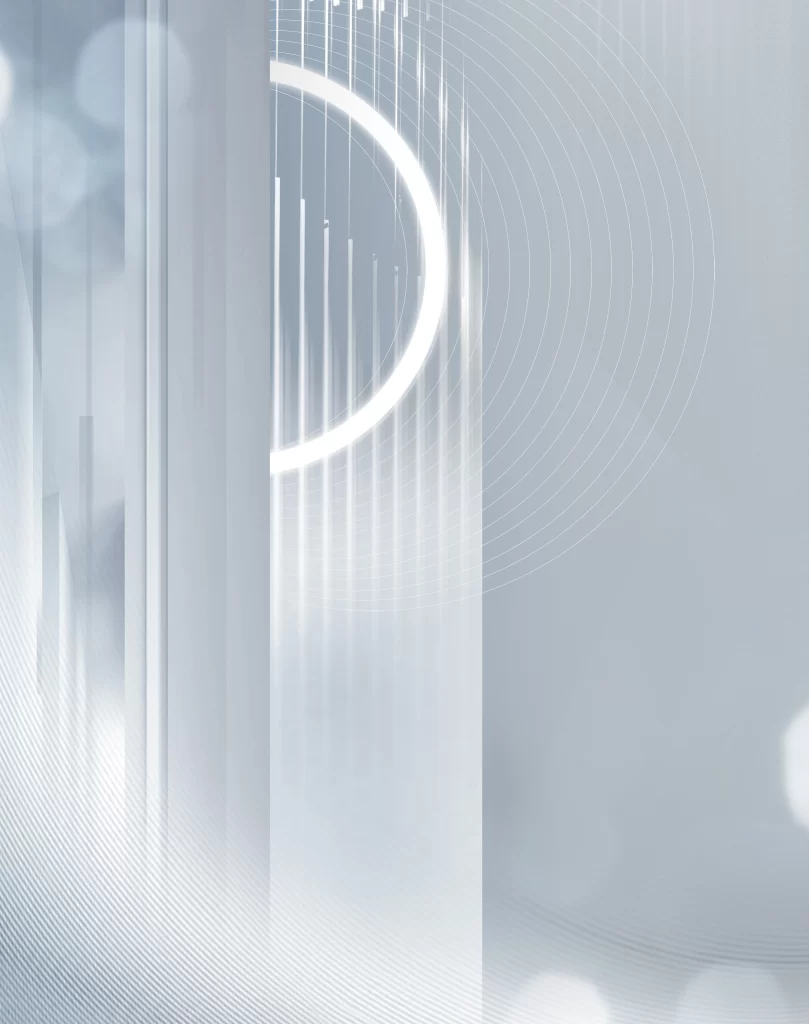 Abstract Light Blue White Geometric Shapes