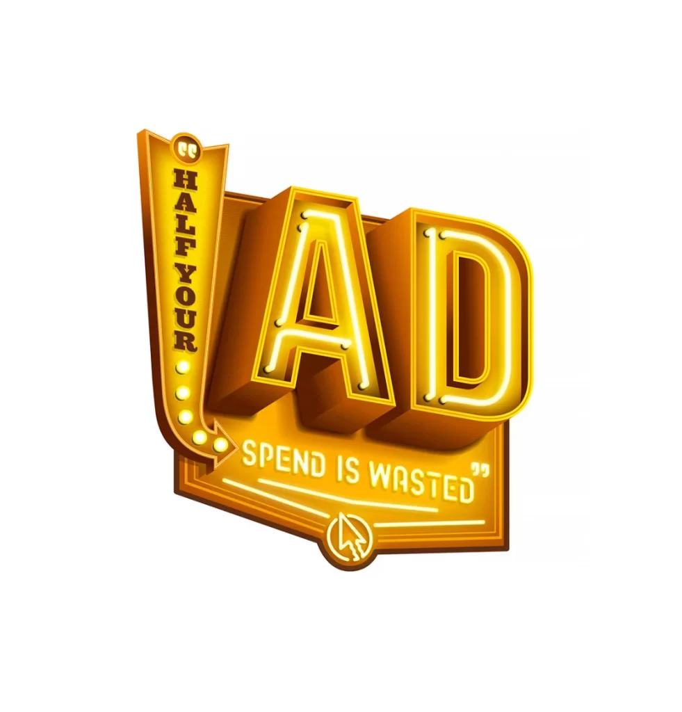 Advertising Sign Yellow Orange Neon