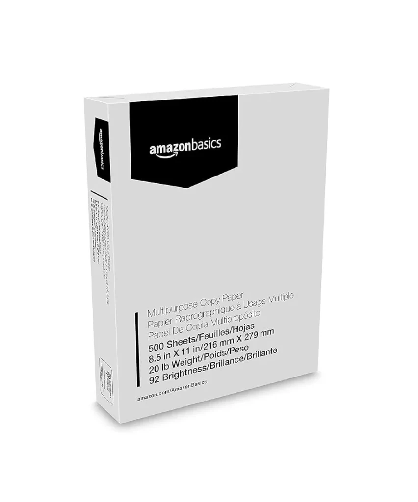 Amazon Basics Copy Paper Carton