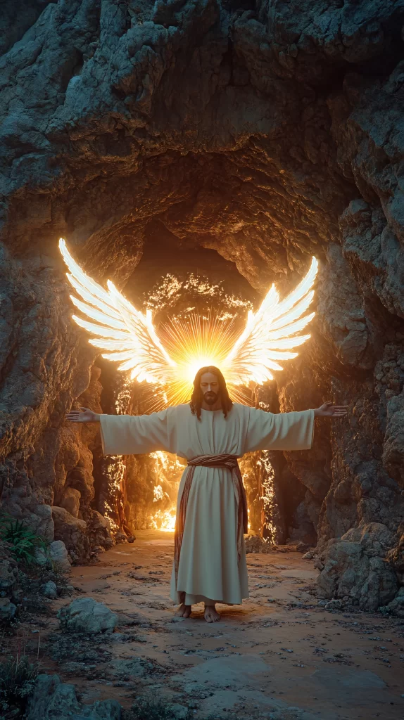 Angel Light Wings Cave