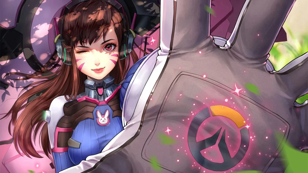 Anime Character Pink Blue Sci Fi