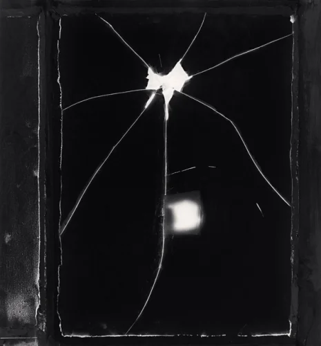 Architecture Cracked Glass High Contrast Dramatic Mysterious