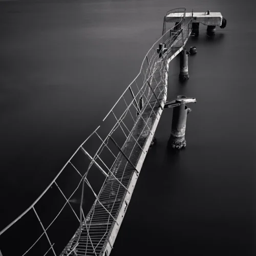 Architecture Dramatic High Contrast Moody Atmospheric Bridge