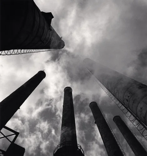 Architecture Dramatic High Contrast Moody Industrial Atmospheric