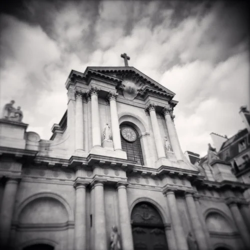 Architecture Dramatic Textured High Contrast Atmospheric Monument