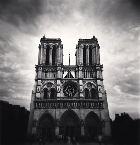 Architecture Gothic Cathedral Dramatic High Contrast Atmospheric