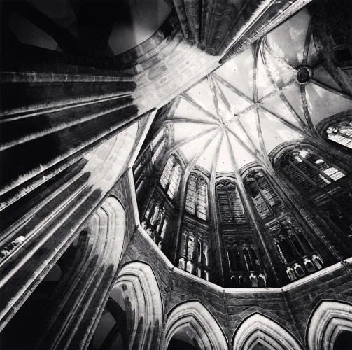 Architecture Gothic Cathedral High Contrast Dramatic Atmospheric