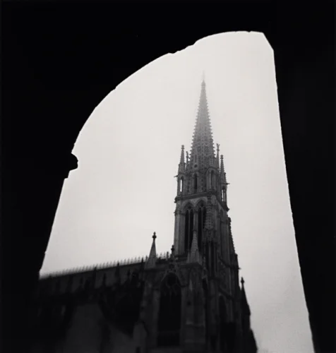 Architecture Gothic High Contrast Dramatic Atmospheric Mysterious