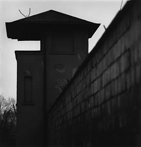 Architecture High Contrast Mysterious Tower Wall