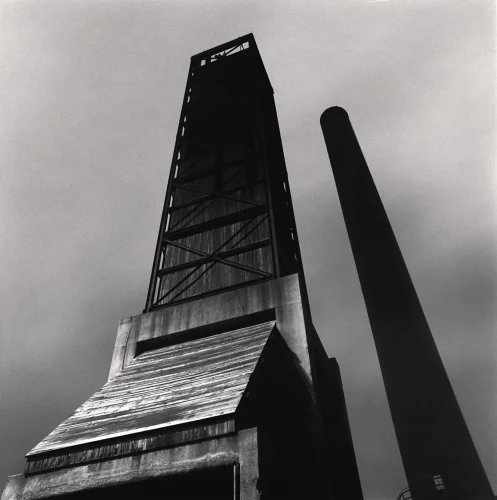 Architecture High Contrast Minimalist Dramatic Industrial Mysterious