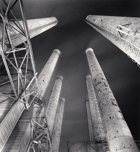 Architecture Industrial High Contrast Textured Dramatic Atmospheric