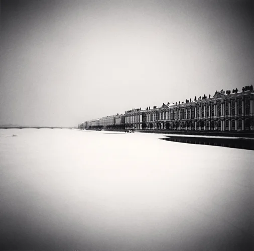 Architecture Snowy Minimalist High Contrast Mysterious