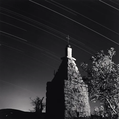 Architecture Star Trails Dramatic High Contrast Mysterious
