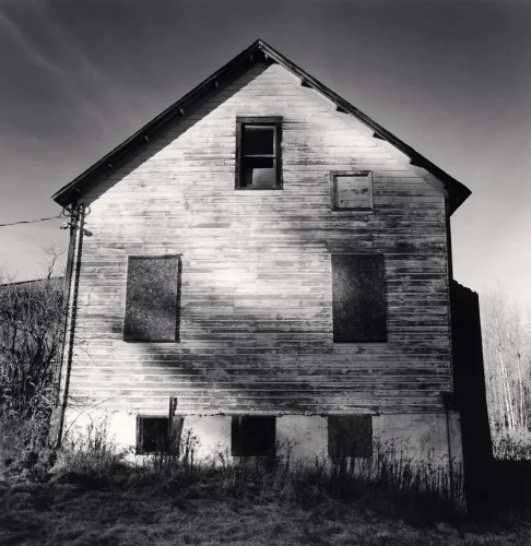 Architecture Weathered Wood High Contrast Mysterious Abandoned