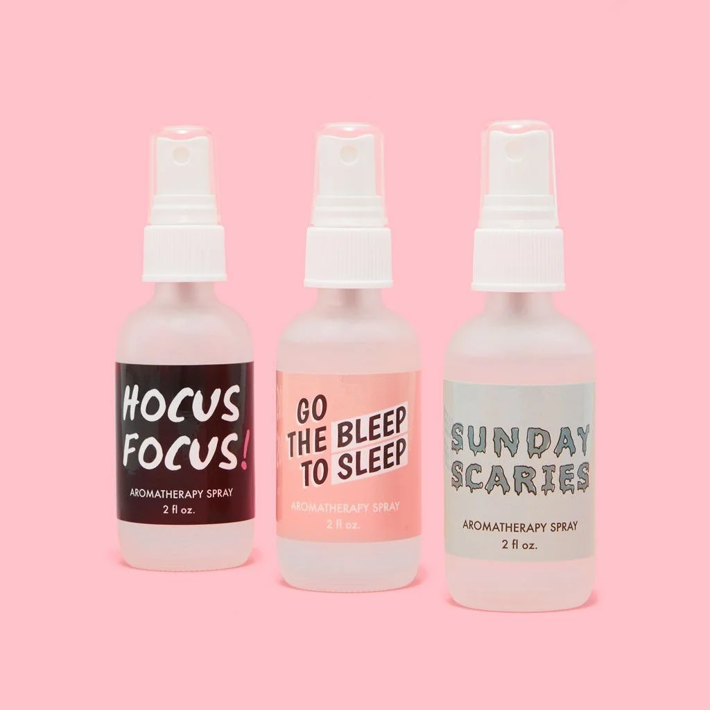 Aromatherapy Spray Bottle White Spray Pump Black Red Pink