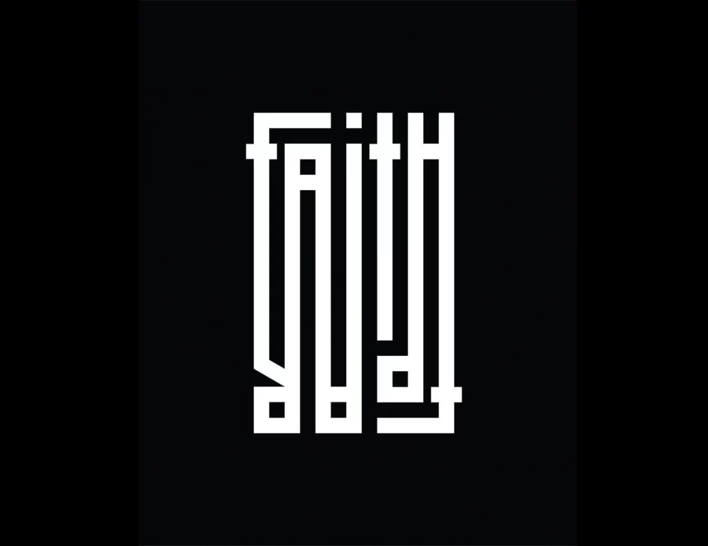 Art Black White Geometric Modern