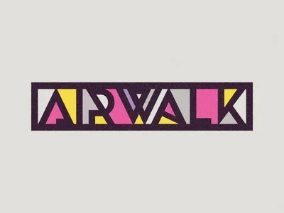 Artwork Multicolored Geometric Shapes