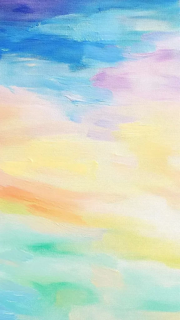 Artwork Pastel Colors Painting