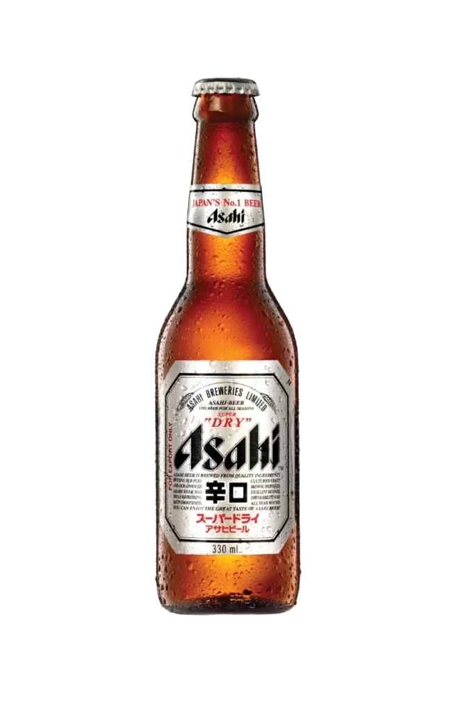 Asahi Beer Amber Silver Classic Japanese