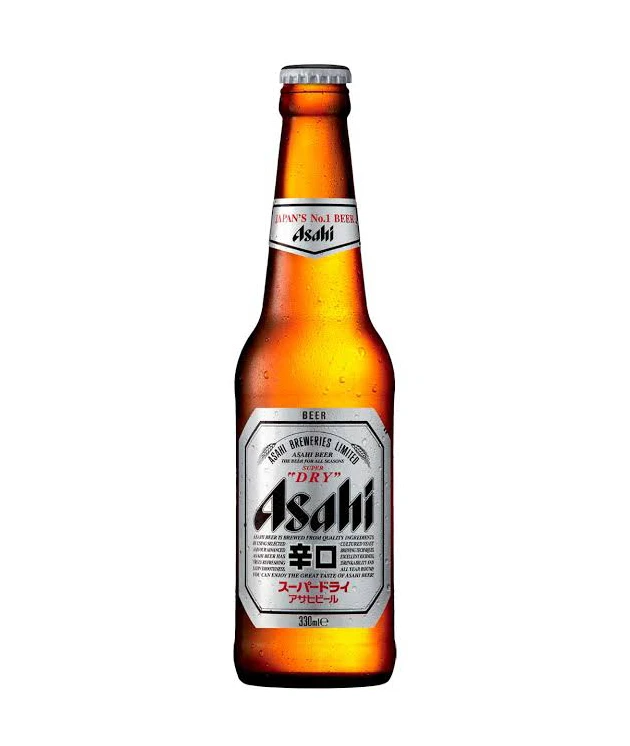 Asahi Beer Amber White Black Red