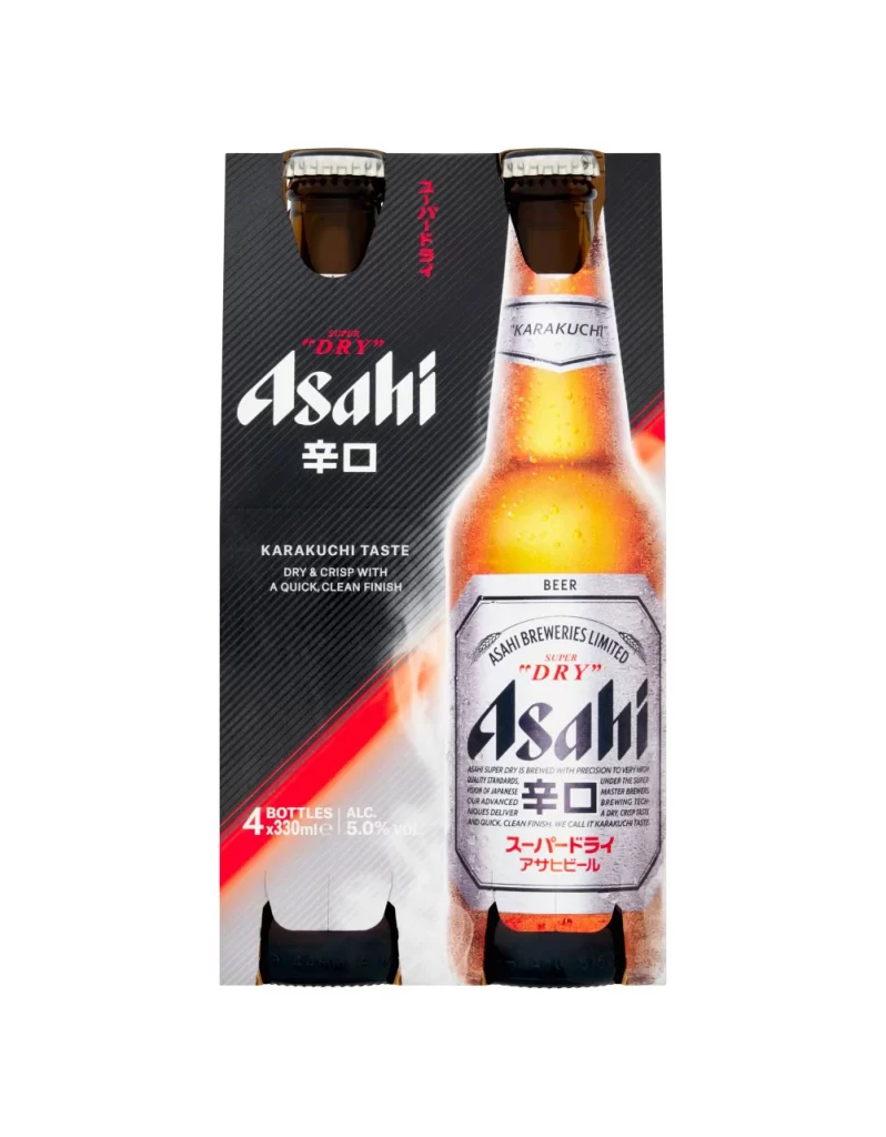 Asahi Beer Black Red White 2