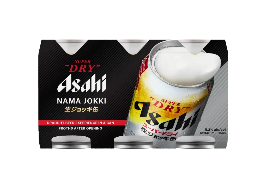 Asahi Super Dry Beer Can Packaging