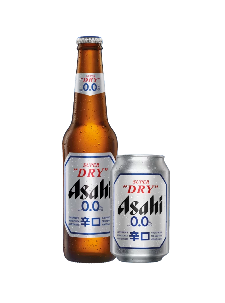 Asahi Beer Brown Silver