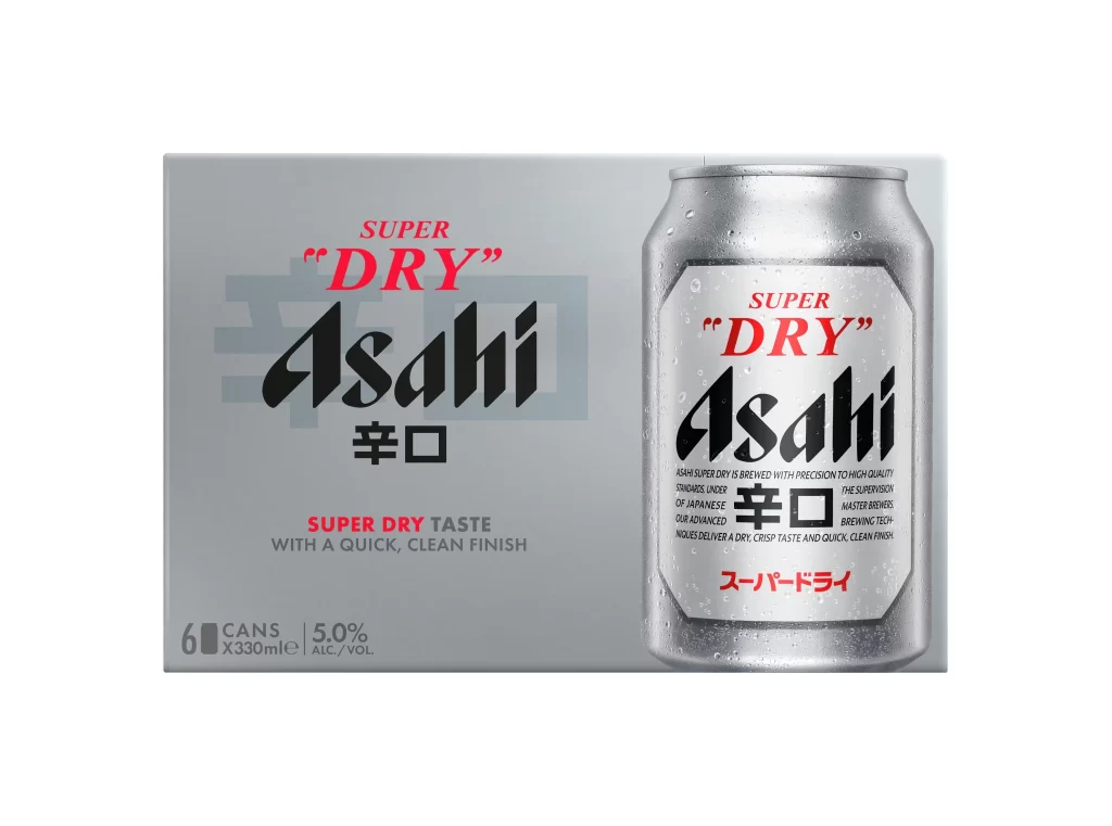 Asahi Beer Silver Red Black 2