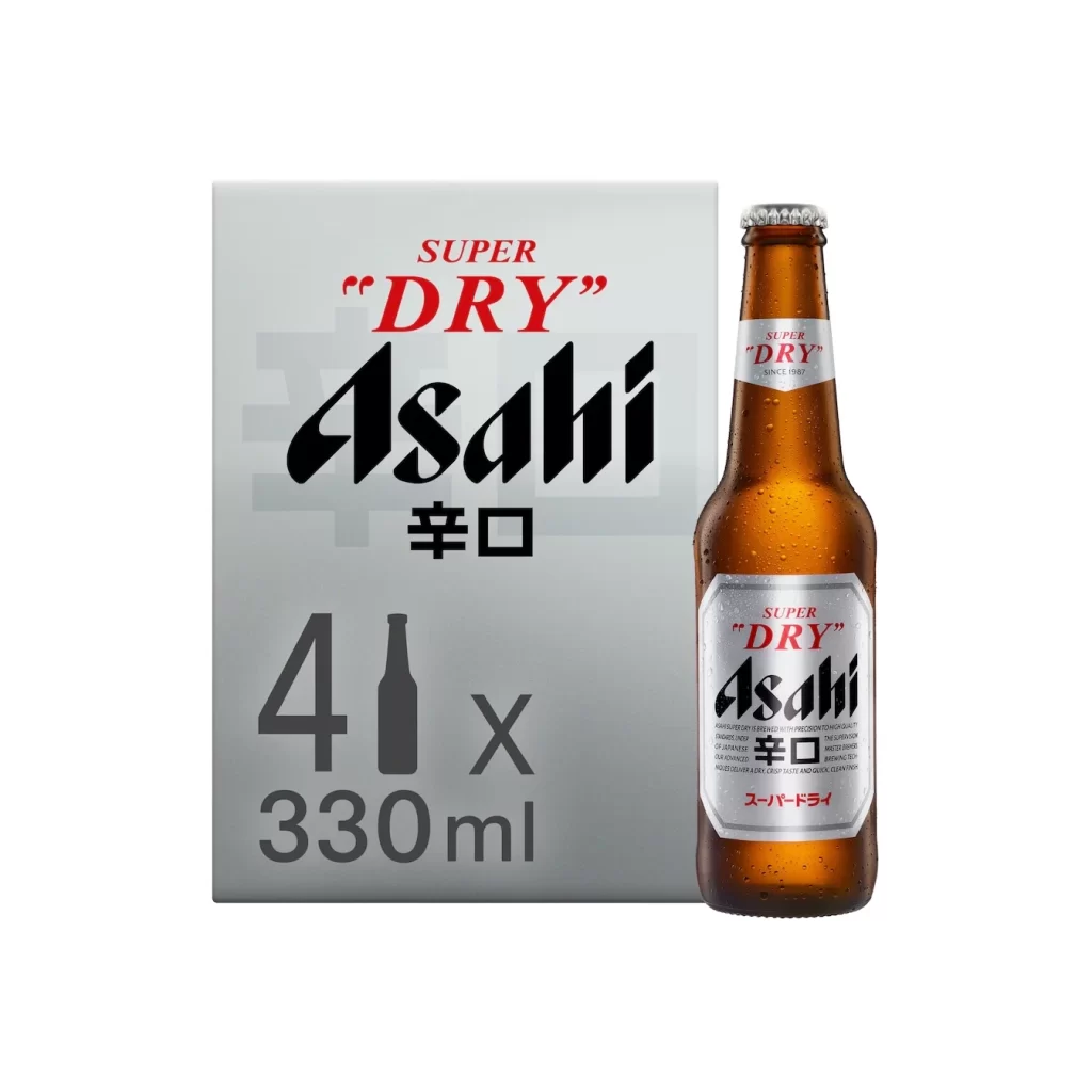 Asahi Beer Super Dry Packaging Silver