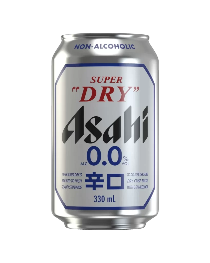 Asahi Beer White Blue Red Black