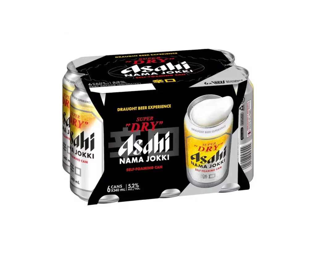 Asahi Nama Jokki Black White Yellow