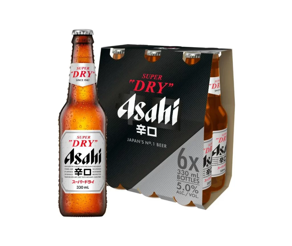 Asahi Super Dry Black And White