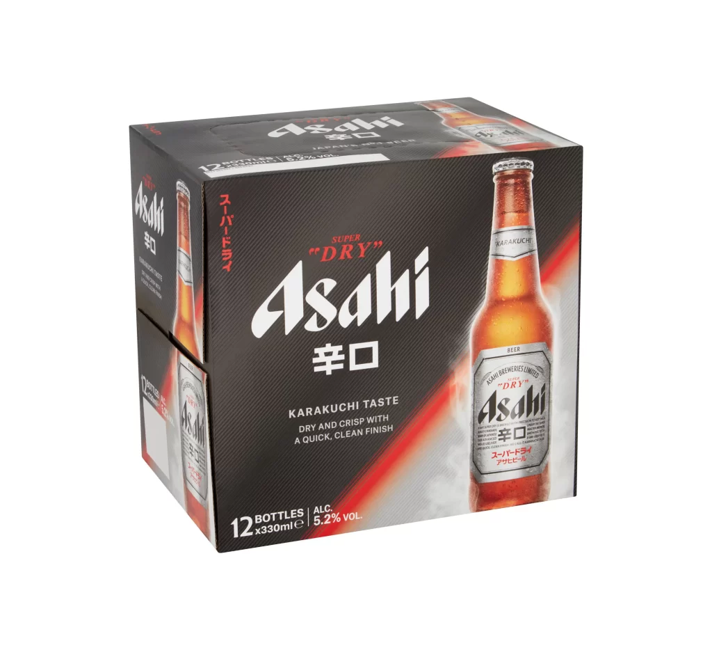 Asahi Super Dry Black Red White