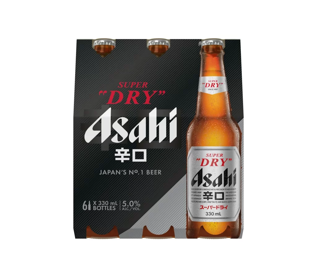 Asahi Super Dry Black White Red