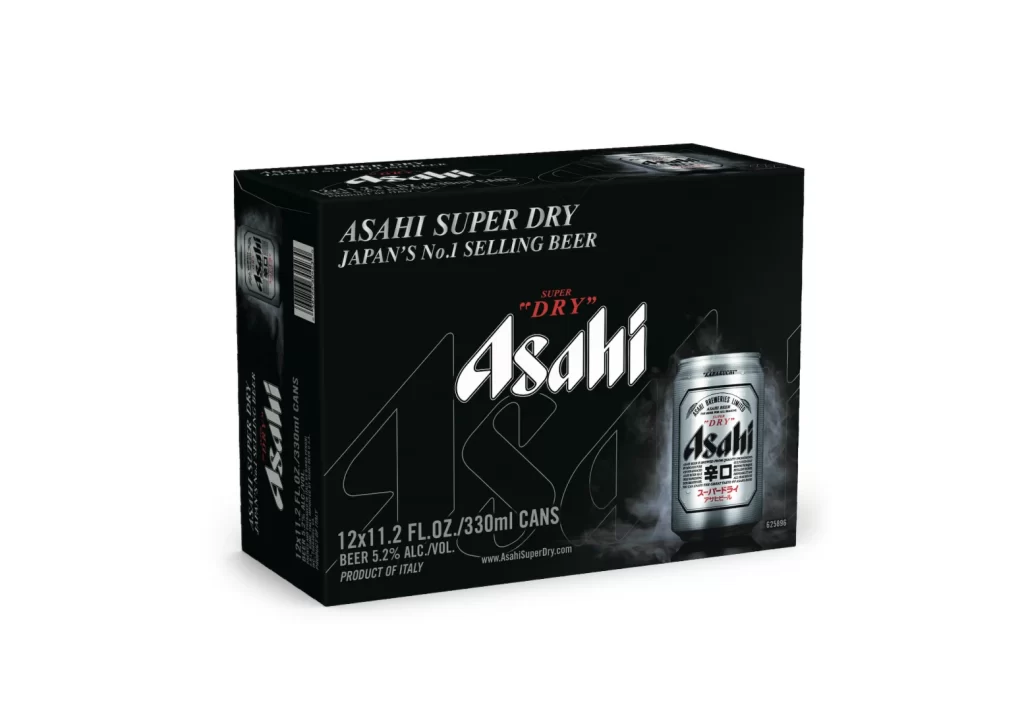 Asahi Super Dry Black White 3