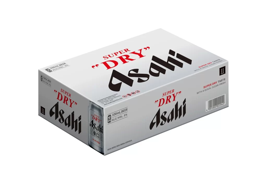 Asahi Super Dry White Black Red