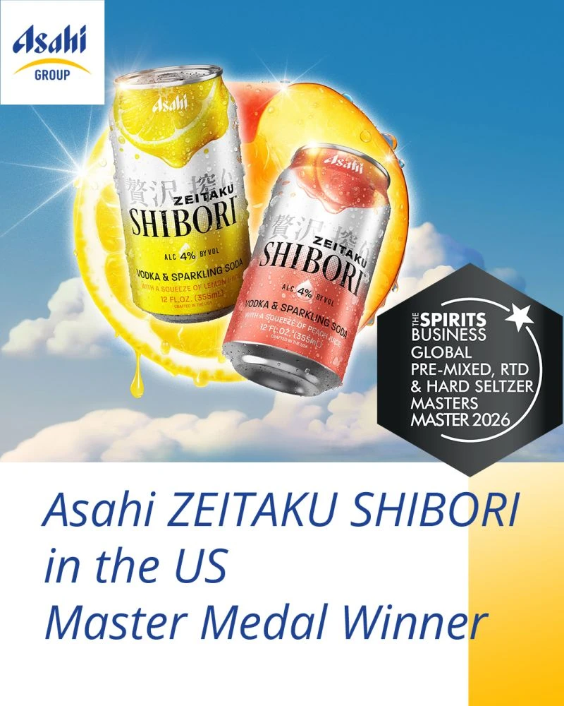 Asahi Zeitaku Shibori Yellow Red Blue