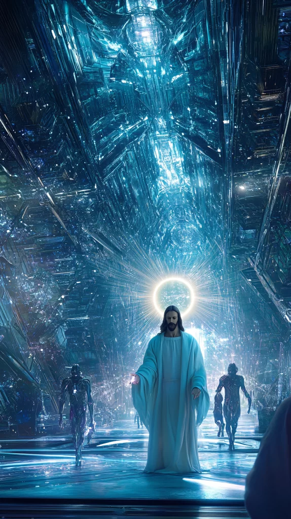 Ascension Blue Light Crowd Halo