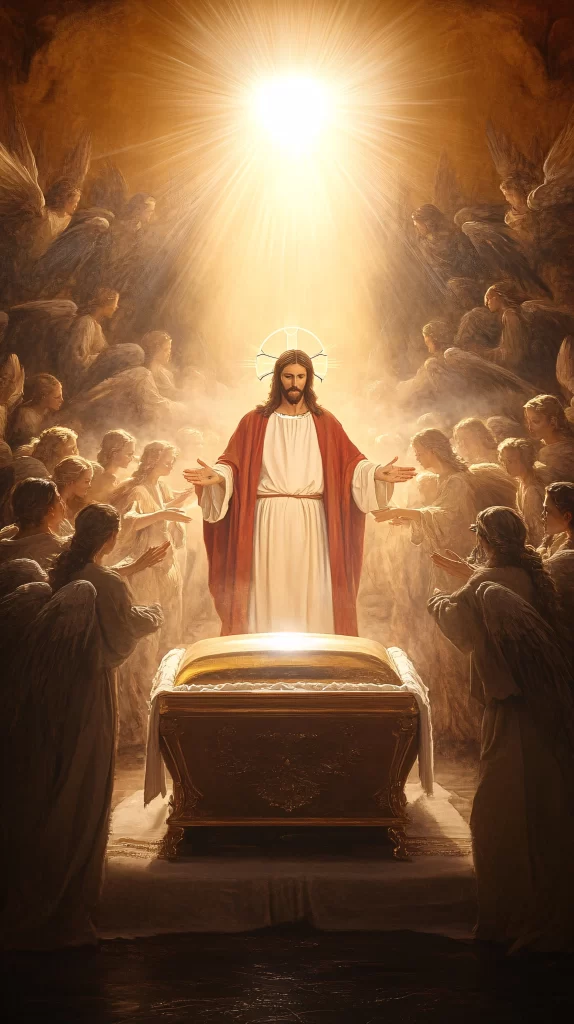 Ascension Golden Light Angels Crowd