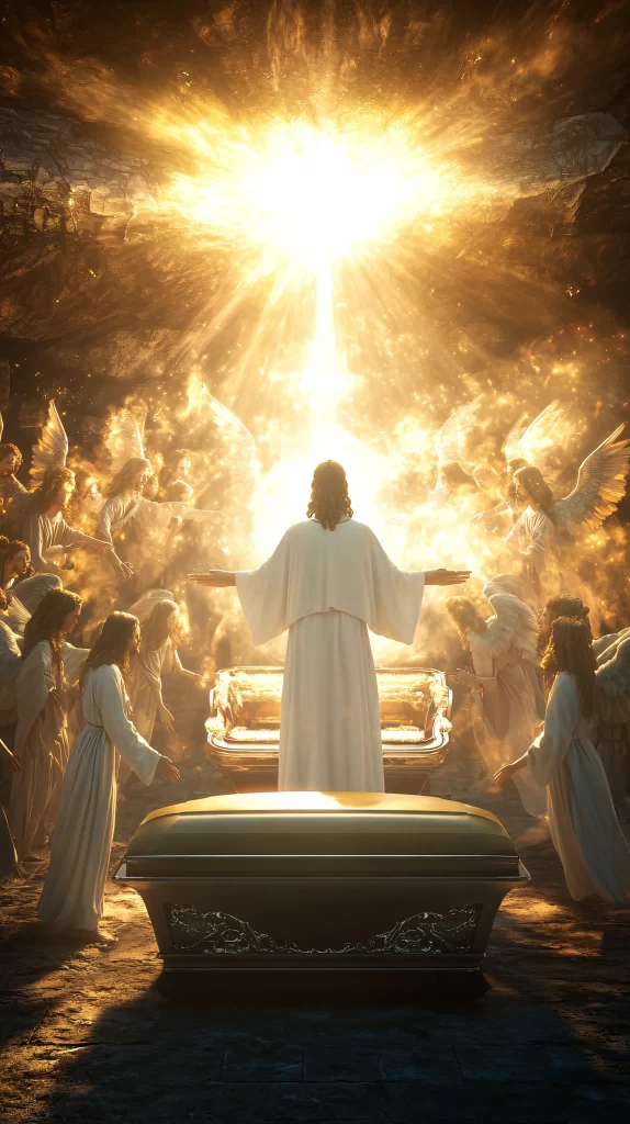 Ascension Golden Light Angels Sky 563