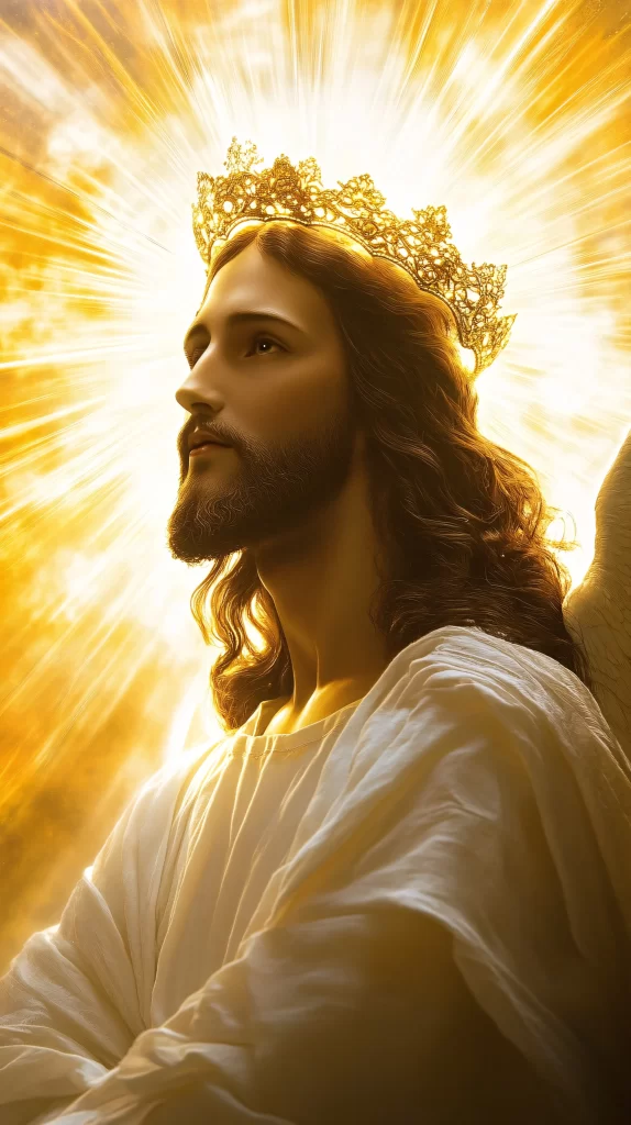 Ascension Golden Light Crown Halo
