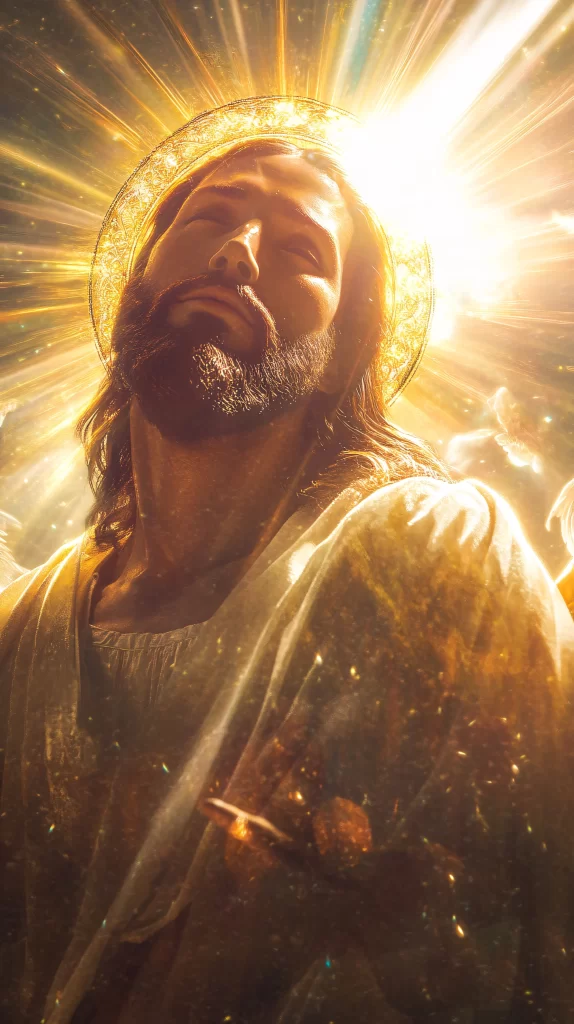 Ascension Golden Light Halo 772