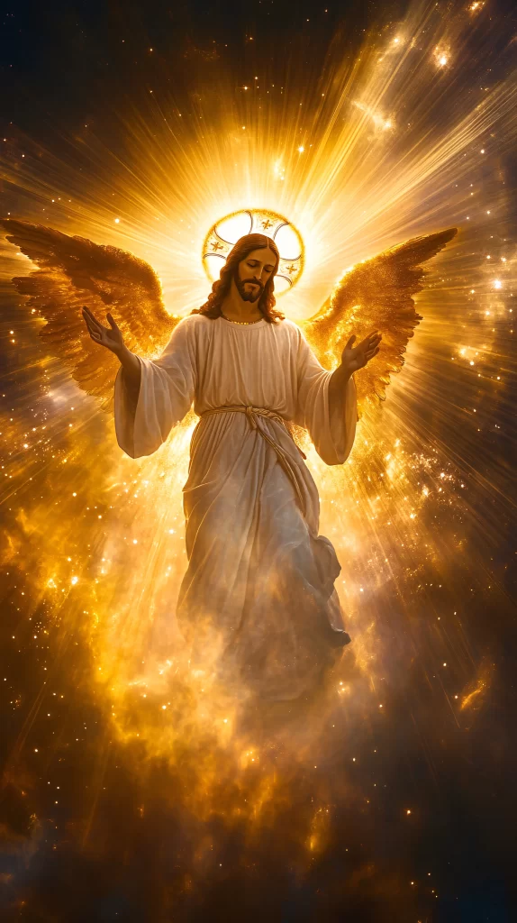 Ascension Golden Light Sky Wings 89