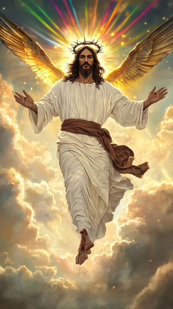 Ascension Golden Light Sky Clouds 147