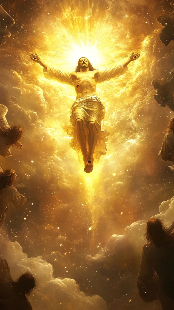 Ascension Golden Light Sky Clouds 167