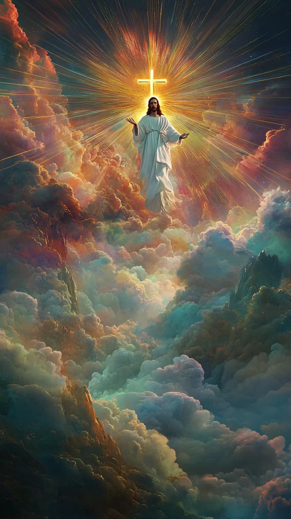 Ascension Golden Light Sky Clouds 190