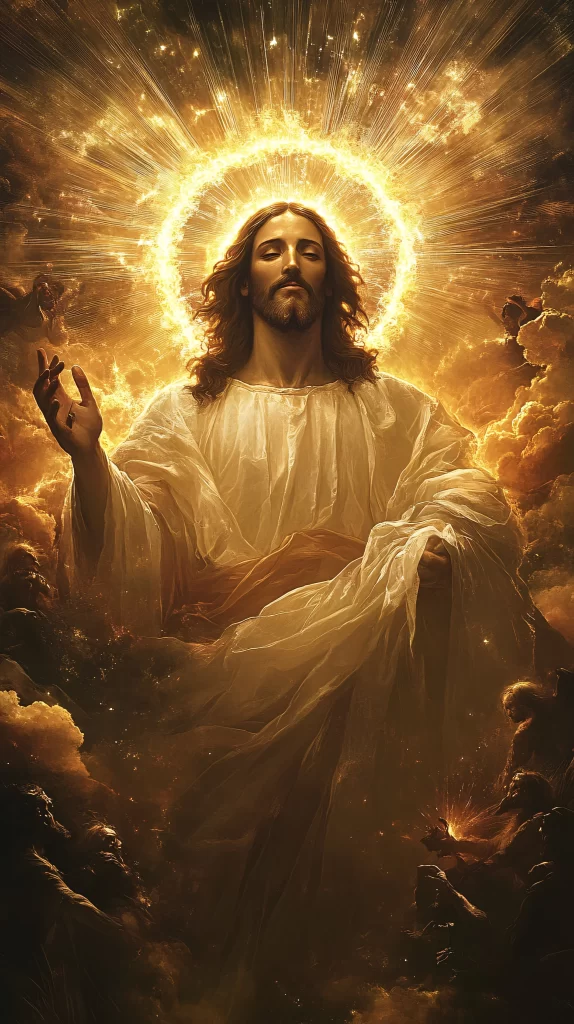 Ascension Golden Light Sky Halo 270
